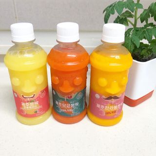 탐라원 제주의 맛, 몬딱주스 4종세트 - 한라봉몬딱주스, 천혜향몬딱주스, 청귤에이드, 당근몬딱주스 — 4.5점을 준 리뷰어가 2021년 8월 올린 사용 사진