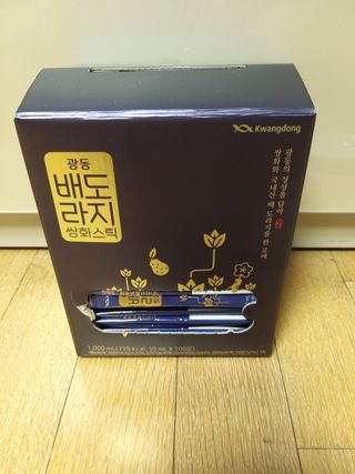 광동생활건강 나우 [광동] 배도라지 쌍화스틱 10mL x 100포 — 5점을 준 리뷰어가 2022년 12월 올린 사용 사진