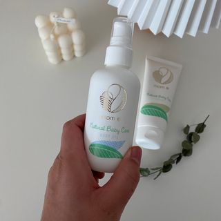 mom e 맘이 내추럴 베이비 케어 크림+바디오일 — 5점을 준 리뷰어가 2021년 2월 올린 사용 사진