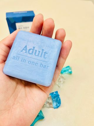 제주인디 제주 푸른바 폴리인디고 샴푸&워시 — 4점을 준 리뷰어가 2021년 12월 올린 사용 사진