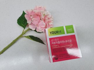 [풀무원건강생활] 생기충전 저분자콜라겐유산균 30포 — 5점을 준 리뷰어가 2021년 1월 올린 사용 사진