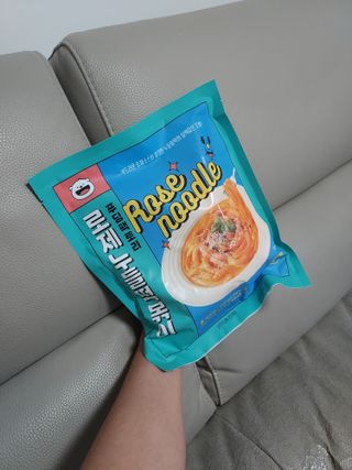 [푸딩팩토리] 로제누들떡볶이 500g / 까르보나라크림누들떡볶이 500g — 5점을 준 리뷰어가 2022년 7월 올린 사용 사진