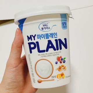 떠먹는불가리스 마이플레인 요거트 435g 6개입 — 5점을 준 리뷰어가 2021년 2월 올린 사용 사진