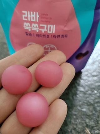 [푸름웰니스] 라바 쑥쑥구미 36g — 5점을 준 리뷰어가 2021년 12월 올린 사용 사진