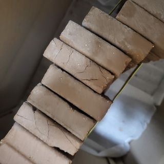[신흥산업] 붙이는 벽돌 황토 파벽돌 230mm 45장,  욕실 인테리어 실내장식 셀프인테리어 — 5점을 준 리뷰어가 2023년 5월 올린 사용 사진