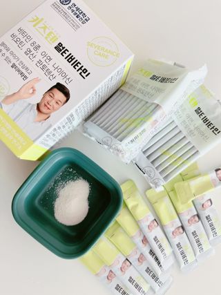 연세생활건강 키즈텐 멀티비타민 1BOX (30포) — 4.5점을 준 리뷰어가 2022년 5월 올린 사용 사진