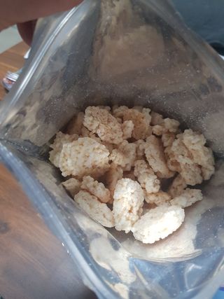 미즈꼬레아 치즈맛 누룽지크리스피 — 5점을 준 리뷰어가 2022년 2월 올린 사용 사진