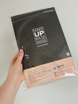애니가드 셋업메베마스크 (대형 4컬러 + 중형 4컬러) — 5점을 준 리뷰어가 2022년 4월 올린 사용 사진