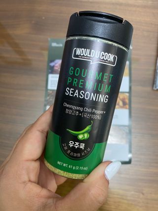 우주쿡 천연조미료 고메 프리미엄 시즈닝 6종 택1 청양고추+ /대파 /깻잎 /마늘 /생강 /표고버섯 — 5점을 준 리뷰어가 2021년 9월 올린 사용 사진