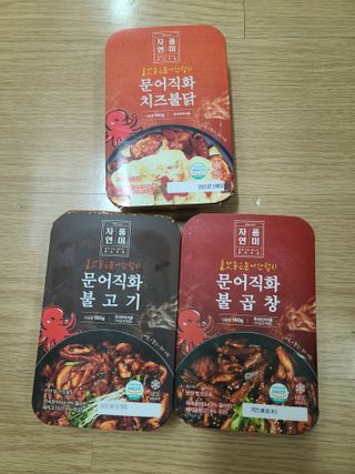자연풍미 문어직화볶음 3종 (불고기, 불곱창, 치즈불닭) — 5점을 준 리뷰어가 2022년 6월 올린 사용 사진
