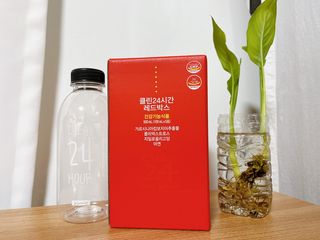 클린24시간 레드박스 1BOX(5포) + 전용보틀(500ml) — 5점을 준 리뷰어가 2024년 1월 올린 사용 사진