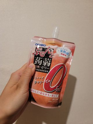 ORIHIRO 오리히로 곤약젤리 제로칼로리 130g 4종 4팩(맛별로 1팩씩) — 4점을 준 리뷰어가 2023년 3월 올린 사용 사진