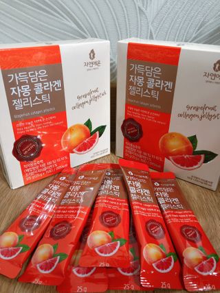 자연에온 가득담은 자몽 콜라겐 젤리스틱 2BOX — 5점을 준 리뷰어가 2020년 12월 올린 사용 사진