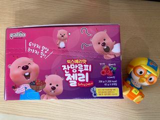 [팔도] 잔망루피젤리 믹스베리맛 42g 8개 — 5점을 준 리뷰어가 2022년 3월 올린 사용 사진