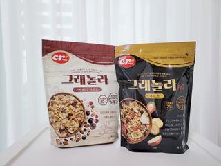씨알푸드 씨알로 그래놀라 2종 후르츠+크랜베리 아몬드 — 5점을 준 리뷰어가 2022년 7월 올린 사용 사진