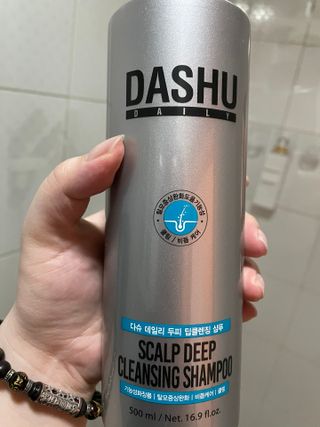 다슈코리아 다슈 데일리 두피 딥 클렌징 샴푸 500ml — 5점을 준 리뷰어가 2021년 5월 올린 사용 사진