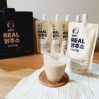 서비푸드 리얼 닭주스 오리지널 200g 1세트 10개입 — 4점을 준 리뷰어가 2022년 1월 올린 사용 사진
