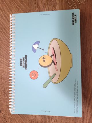 리훈 차일드라이크 워킹스마일 초등학생 스터디 플래너 — 4.5점을 준 리뷰어가 2021년 10월 올린 사용 사진