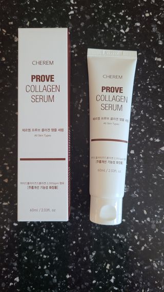 체르엠  프루브 콜라겐 앰플세럼 60ml 1병 — 5점을 준 리뷰어가 2022년 1월 올린 사용 사진