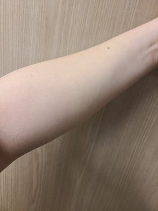 큐템 아쿠아콜라겐 바디필링 — 5점을 준 리뷰어가 2021년 3월 올린 사용 사진