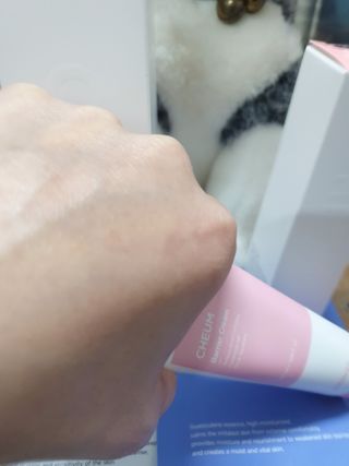 화이트리 채움 베리어 로션, 베리어 크림 세트 — 5점을 준 리뷰어가 2021년 2월 올린 사용 사진