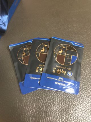 광동생활건강 [광동] 바르게 만든 녹용, 광동정녹청 — 5점을 준 리뷰어가 2021년 12월 올린 사용 사진