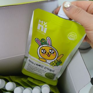 일동제약 마이니 마이니 쏙빠진 곤약젤리 — 5점을 준 리뷰어가 2021년 2월 올린 사용 사진