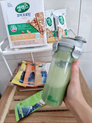 셀렉스스포츠 셀렉스 코어 프로틴 너츠바 50g 6개입 + Slim 25 스타터키트 — 5점을 준 리뷰어가 2021년 6월 올린 사용 사진