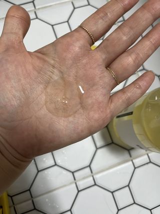 빅그린 니치 퍼퓸 바이옴바디워시 500ml(상탈, 블랙베리&베이, 블랑쉐 3종 중 택1) — 4점을 준 리뷰어가 2022년 12월 올린 사용 사진