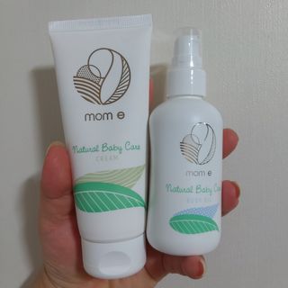 mom e 맘이 내추럴 베이비 케어 크림+바디오일 — 5점을 준 리뷰어가 2021년 1월 올린 사용 사진