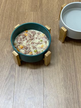 비타크래프트 조에시 하트캔 85g 강아지 습식캔 10캔 — 5점을 준 리뷰어가 2021년 7월 올린 사용 사진