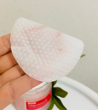 메디필 레드 락토 콜라겐 필링패드 — 5점을 준 리뷰어가 2021년 3월 올린 사용 사진