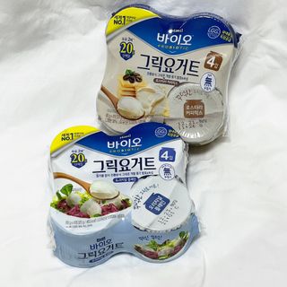 매일바이오 그릭요거트 오리지널 플레인 4개, 로스터리 커피믹스 4개 — 5점을 준 리뷰어가 2021년 12월 올린 사용 사진