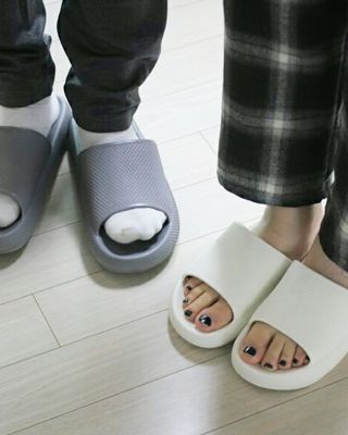 창신리빙 [프랑코 EVA 항균 거실화] 똑똑한 정리 수납 — 5점을 준 리뷰어가 2021년 2월 올린 사용 사진