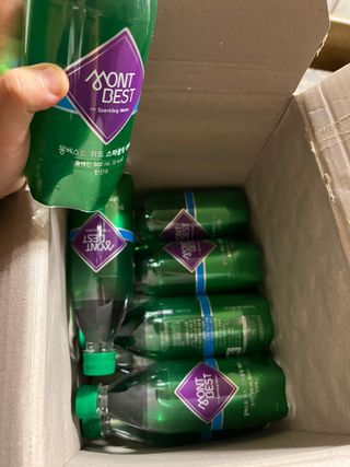 몽베스트 Montbest with Sparkling water Plain 20병 — 5점을 준 리뷰어가 2022년 5월 올린 사용 사진