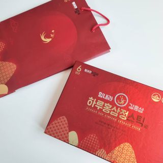 힘내라김홍삼 하루홍삼정스틱 10g x 30포 — 5점을 준 리뷰어가 2021년 5월 올린 사용 사진