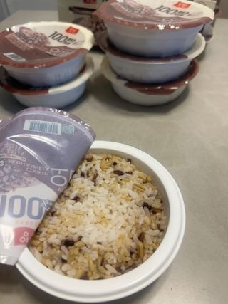 [구매평]양반 동원 양반 100밥 오미밥, 130g, 12개 — 5점을 준 리뷰어가 2025년 4월 올린 사용 사진