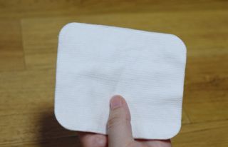 디어엘로디 프리미엄 유기농 베이비 솜티슈 40매 3 + 1 PACK — 5점을 준 리뷰어가 2021년 2월 올린 사용 사진