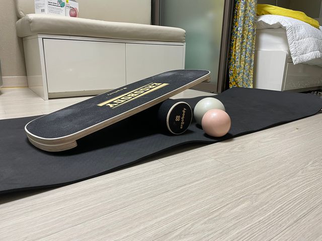 트라택 쿠셔닝 웨이트볼 0.5kg + 1kg SET 리뷰 사진