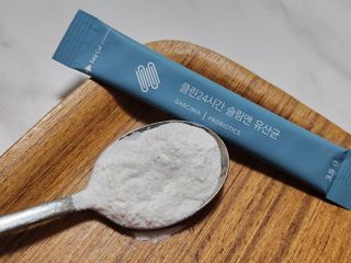 클린24시간 슬림앤유산균 1박스 (3.5g X 15포) — 5점을 준 리뷰어가 2022년 11월 올린 사용 사진