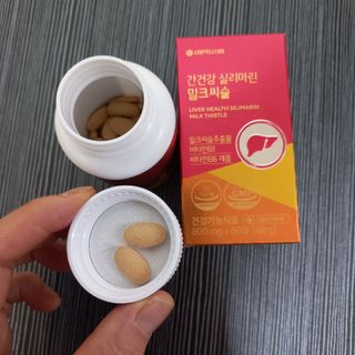 서울약사신협 간건강 실리마린 밀크씨슬 800mg, 60정 — 5점을 준 리뷰어가 2021년 10월 올린 사용 사진