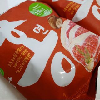 [풀무원] 자연은맛있다 정면, 백면, 홍면  세트 — 5점을 준 리뷰어가 2021년 4월 올린 사용 사진