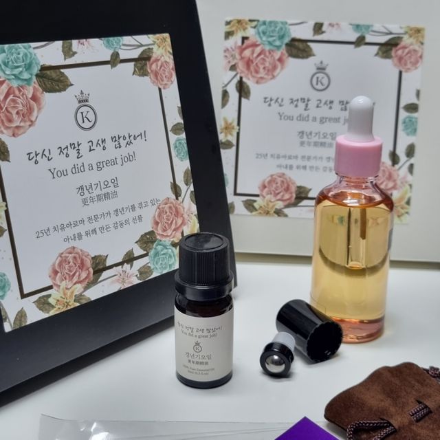 갱년기오일 아로마틱 퍼퓸 2세트(엄마랑 나랑 마음관리 & 바디테라피) 리뷰 사진