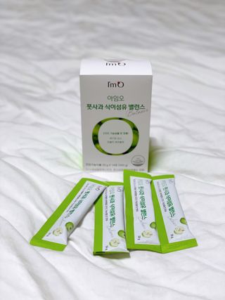 아임오 풋사과 식이섬유 밸런스 젤리 14포 — 5점을 준 리뷰어가 2021년 10월 올린 사용 사진