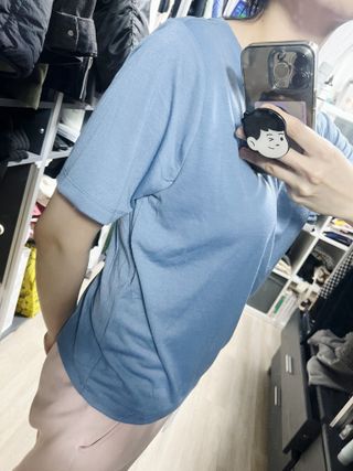 아르보노브라 아르보노 10color 데일리 반팔 노브라티 — 3점을 준 리뷰어가 2022년 5월 올린 사용 사진