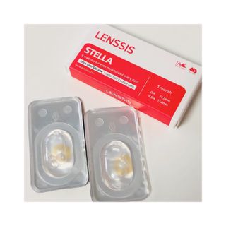 렌시스 LENSSIS [ 렌시스 ] 수채화 색감의 맑은 렌즈 ＃스텔라시리즈  1개월용 ｜ 2컬러 중 택1 ｜ — 4점을 준 리뷰어가 2021년 6월 올린 사용 사진