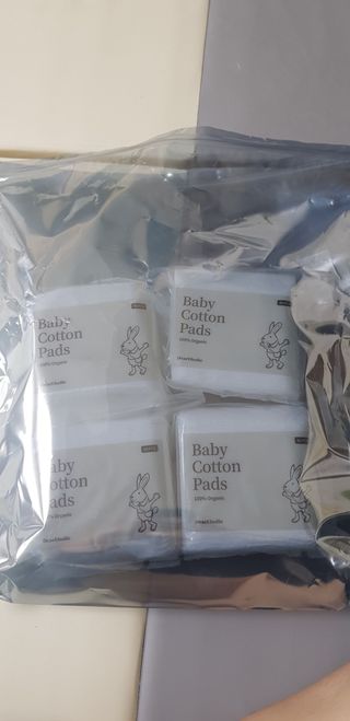 디어엘로디 프리미엄 유기농 베이비 솜티슈 40매 3 + 1 PACK — 5점을 준 리뷰어가 2021년 3월 올린 사용 사진
