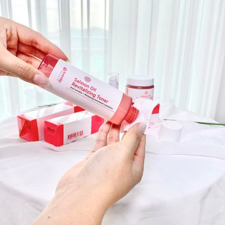 아이앤립 / EYENLIP 아이앤립 연어오일 리바이탈라이징 토너+앰플+크림 3종 세트 — 5점을 준 리뷰어가 2021년 6월 올린 사용 사진
