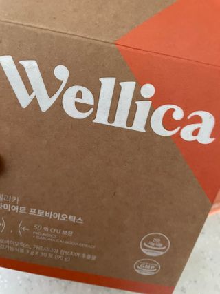 웰리카 다이어트 프로바이오틱스 — 4점을 준 리뷰어가 2021년 1월 올린 사용 사진