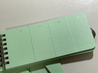 리훈 언더모니터 위클리 플래너 + 다정한 스티커 8mm 원형 칼라 얼굴 표정 1장 — 4.5점을 준 리뷰어가 2022년 3월 올린 사용 사진